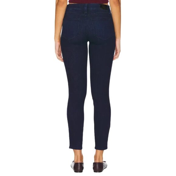 Like New Paige "Verdugo" Ankle Straight Leg Jeans | Dark Blue | Size 28 - Picture 5 of 5